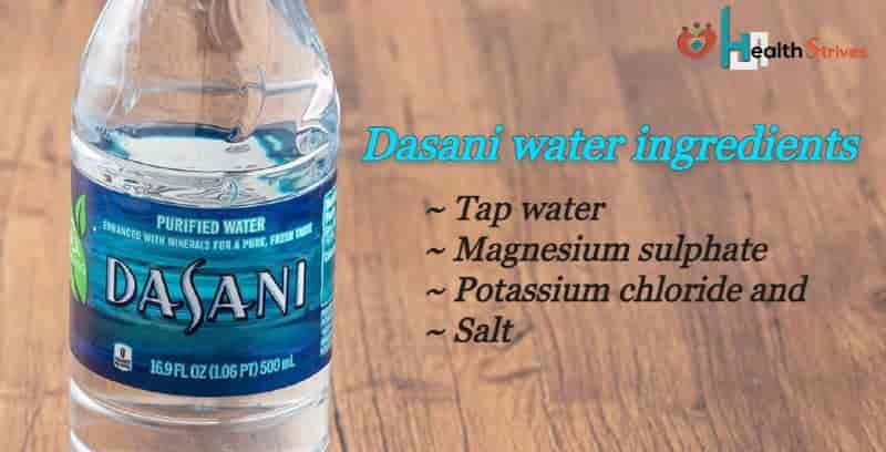 Dasani Water Ingredients | 4 important Ingredients